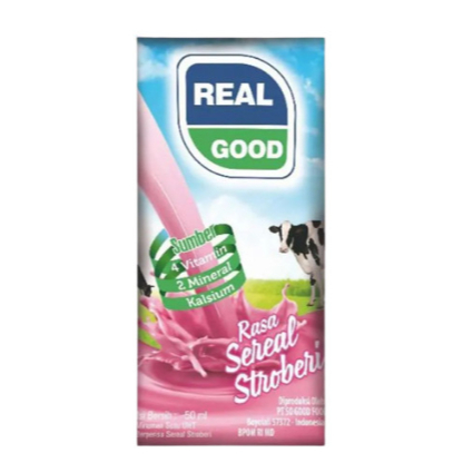 

REAL GOOD SUSU BANTAL UHT COKELAT / STRAWBERRY 50ML