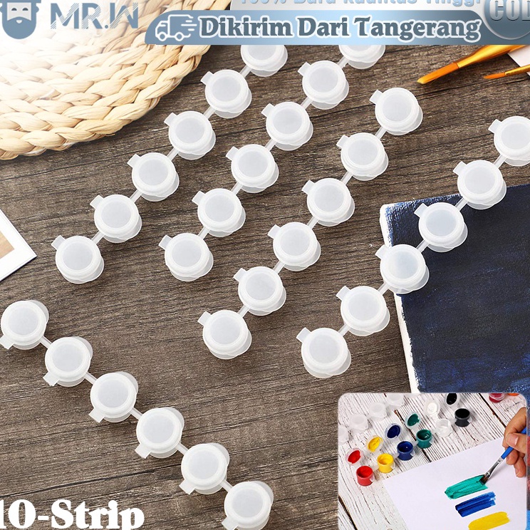

Update Spesial 3ml Pot Cat Plastik Renteng 6pcs Tabung Tempat CatPaint CupPaint Containers For Painting Arts