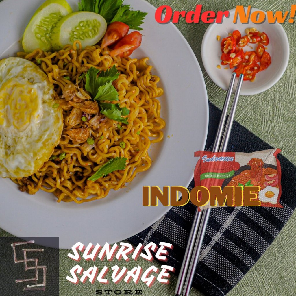 

Indomie All Varian - Indomie Goreng, Rendang, Ayam Bawang, Soto Spesial, Kari Ayam, dll