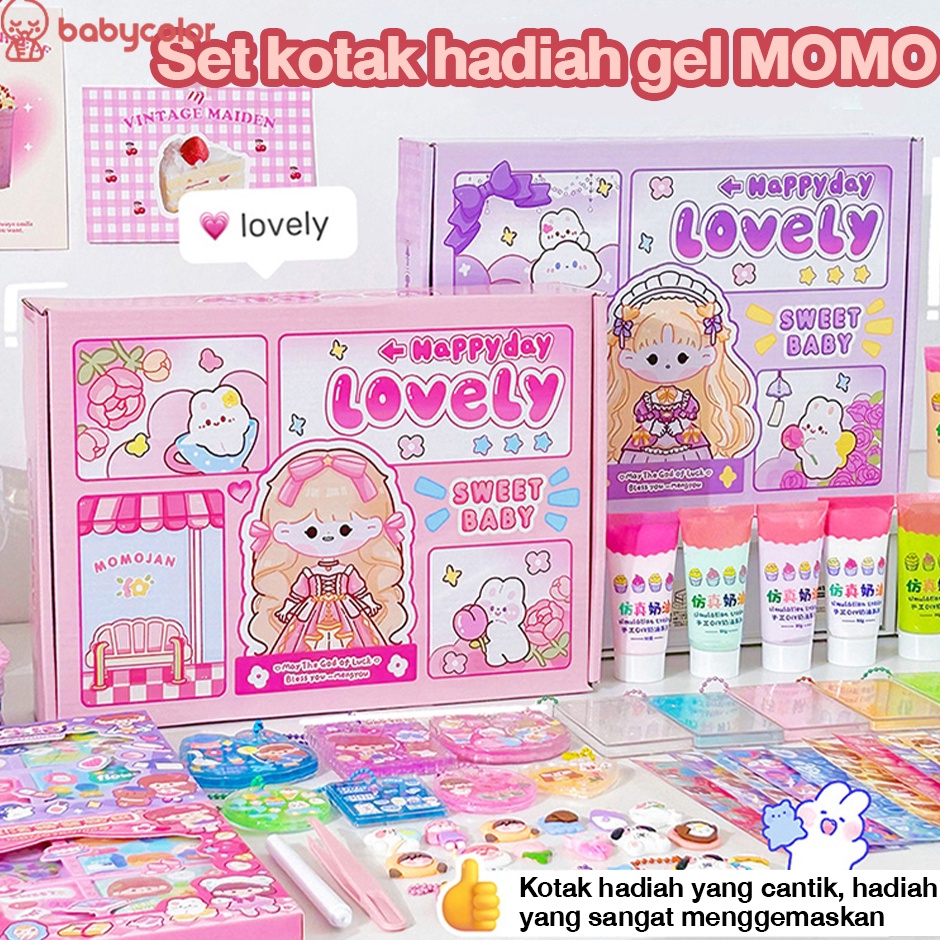 

Sekarang Laris BABYCOLOR 243 PCS Guka Set DIY Gantungan Kunci Akrilik DIY Keychain Stiker Mainan Anak Perempuan
