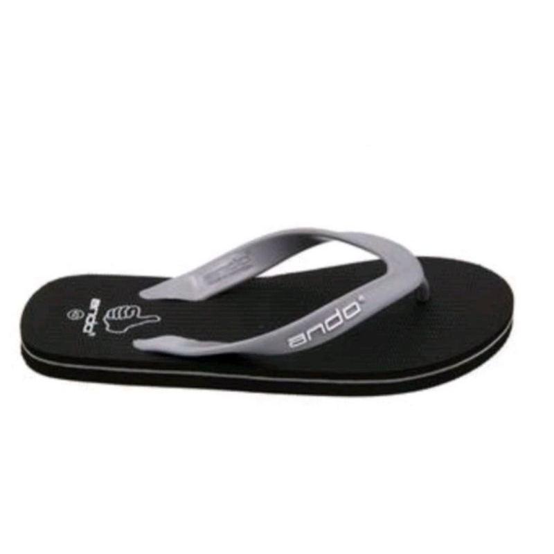 Sandal JepitbPria# Sendal jepit ANDO# Sendal Jepit ANDO HAWAI ORIGINAL BLACK/GREY 38-42