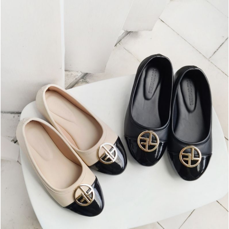Ssy - Bloomberg FLD - Sepatu Wanita Big Size Jumbo 41-45 - Flats Shoes Jumbo