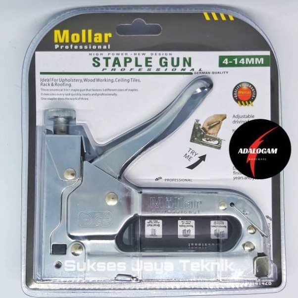 

ART Y4C Mollar Staples Gun Tacker 3 In 1 Staple Jok Tembak Hekter 3 Way