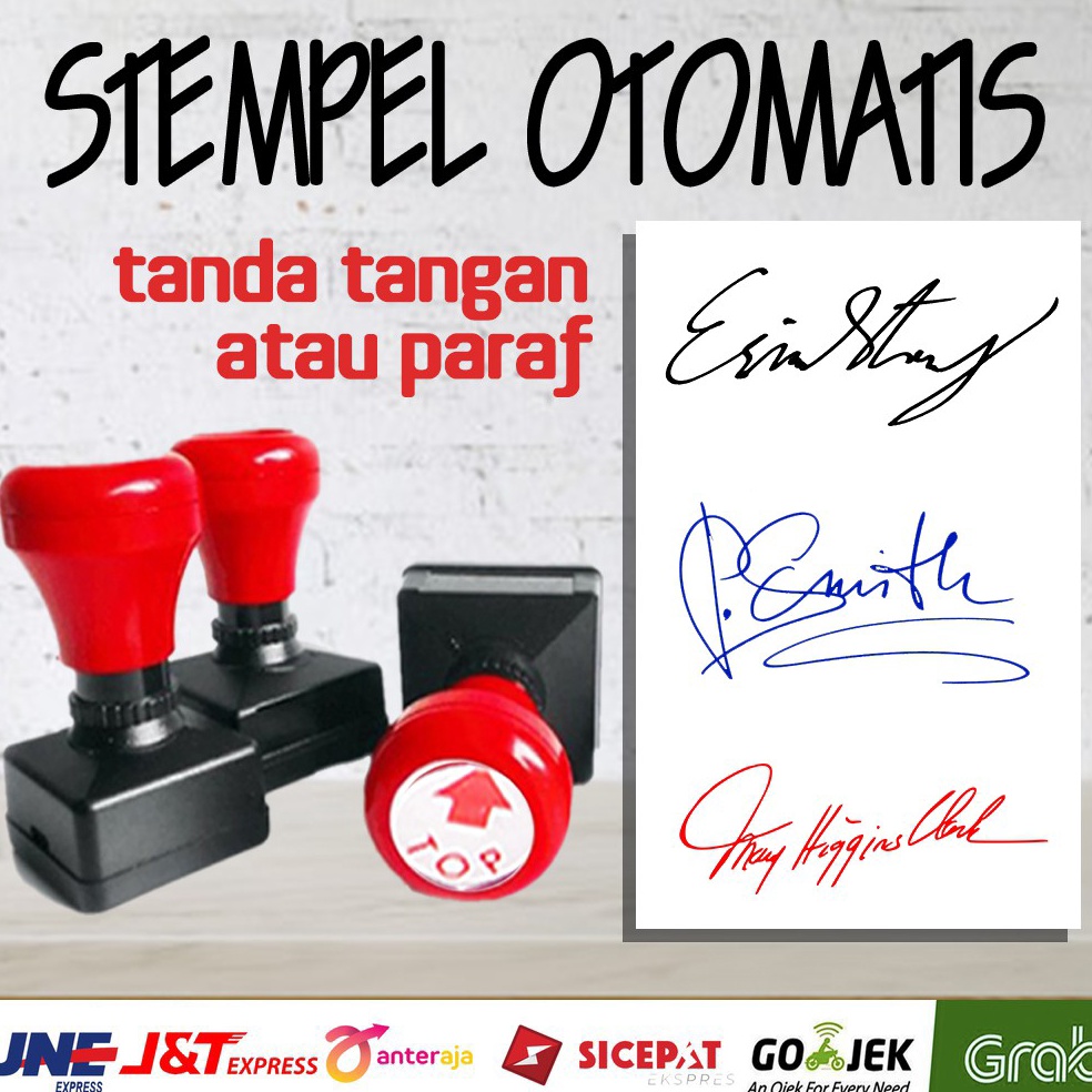 

KODE Q2I7 STEMPEL OTOMATIS TANDA TANGAN PARAF 1 WARNA