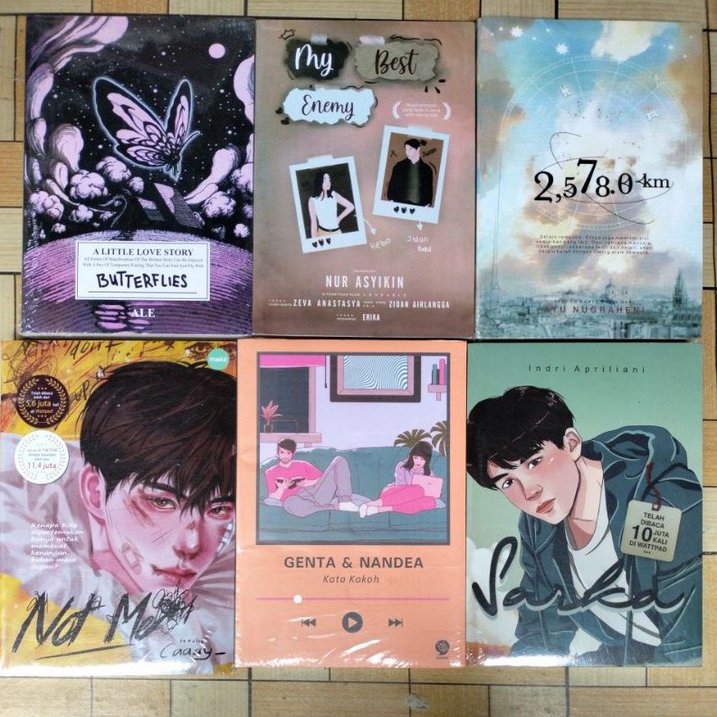 ART G94B Novel BUTTERFLIES  MY BEST ENEMY  2578 KM  NOT ME  GENTA DAN NANDEA  SARKAMARVELUNA ECCEDEN