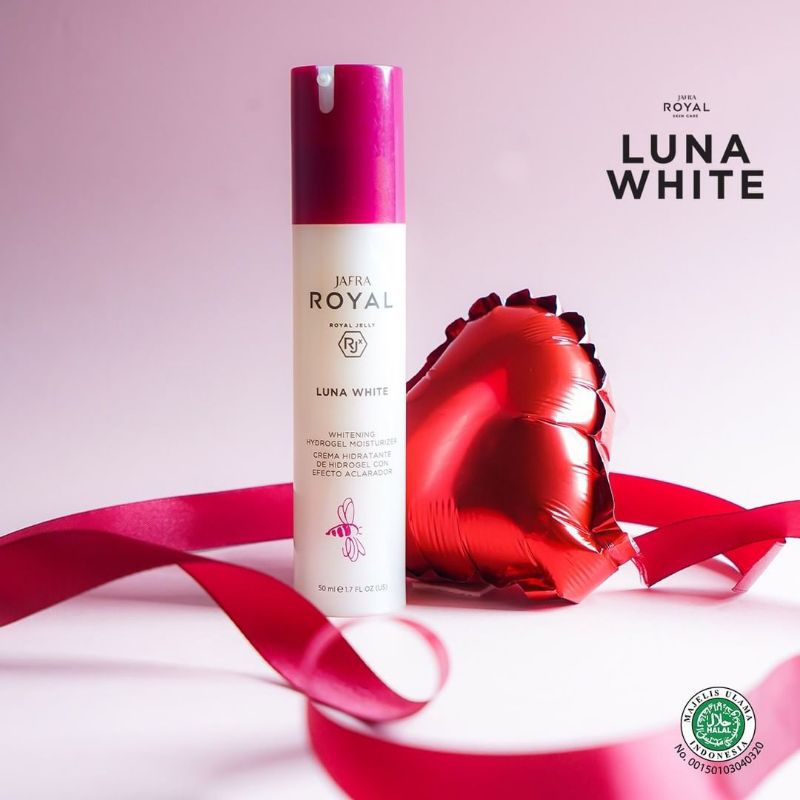 Jafra Royal Jelly Luna White Whitening Hydrogel Moisturizer Pelembab untuk Mencerahkan dan Mengurang