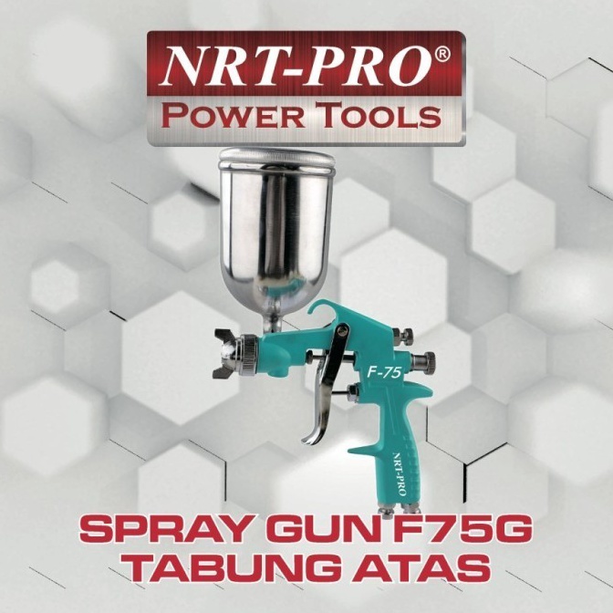 

KODE G2B6 NRTPRO Spray Gun Tabung Atas F75G Spraygun F75 G termurah berkualitas