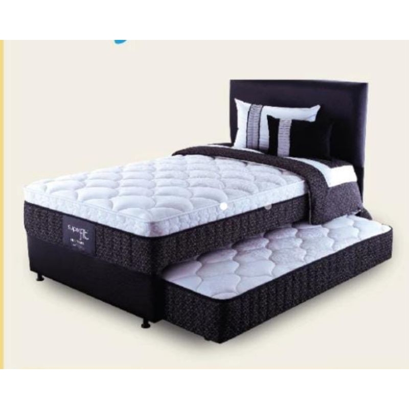 SPRING BED NEO TWIN MODERN SPRING BED 2 IN 1 ORI SPRING BED SUPER FIT KASUR SORONG KASUR 2 IN 1 KASU