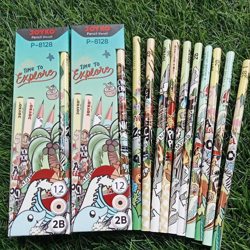 

PENCIL JOYKO 2B | Time To Explorer | Lucu | P-8128