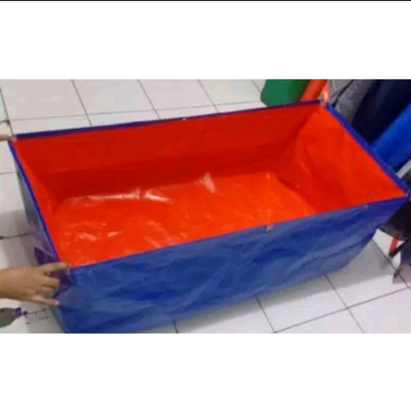 Terpal kolam ikan A5 ukuran 1x50x50 / 100x50x50 terpal korea