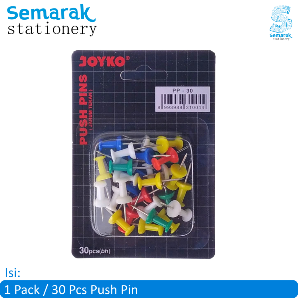

Joyko Push Pin PP-30 Jarum Tekan