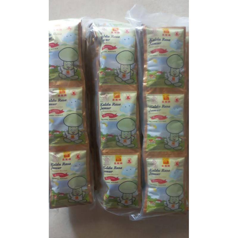 

[ 1rtg isi 12pcs ] Kaldu jamur vegan renceng uk. 10gr