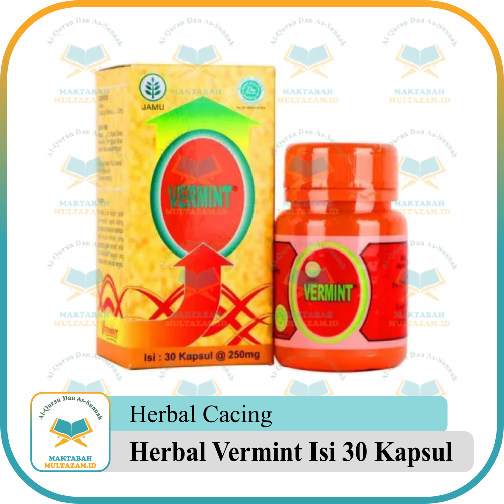 Vermint Isi 30 Kapsul | Obat Cacing Vermint 30 Kapsul Original