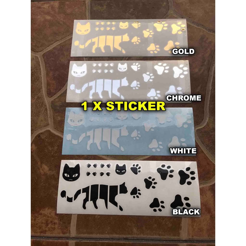 Kawai neko Sticker inlay Fretboard guitar stiker kucing Fingerboard gitar akustik elektrik Klasik Ny