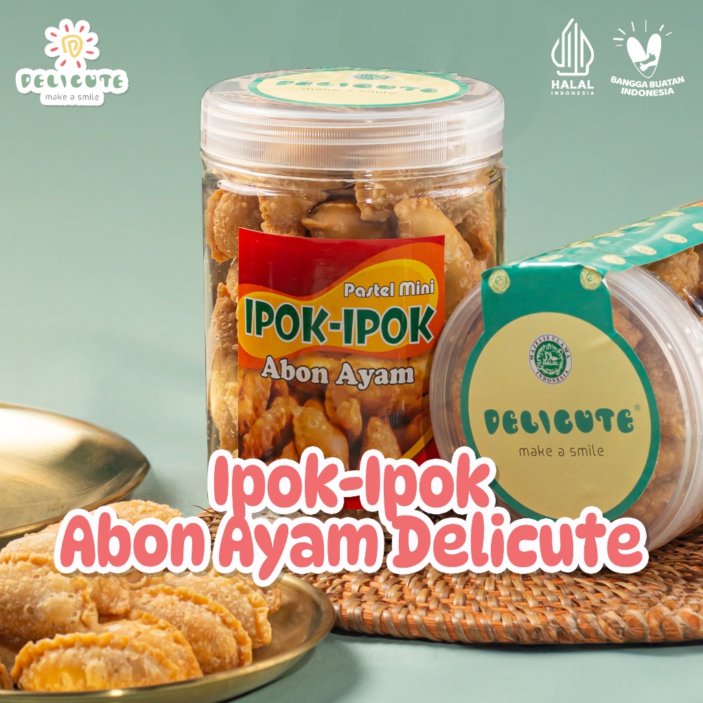 

PASTEL MINI IPOK-IPOK ABON AYAM - BERAT 400 GRAM (TERMASUK BUBBLE WRAP)