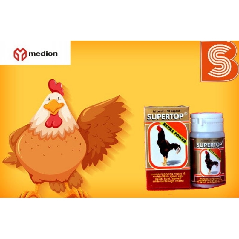 Obat Ayam Adu Laga supertop 1box NEW