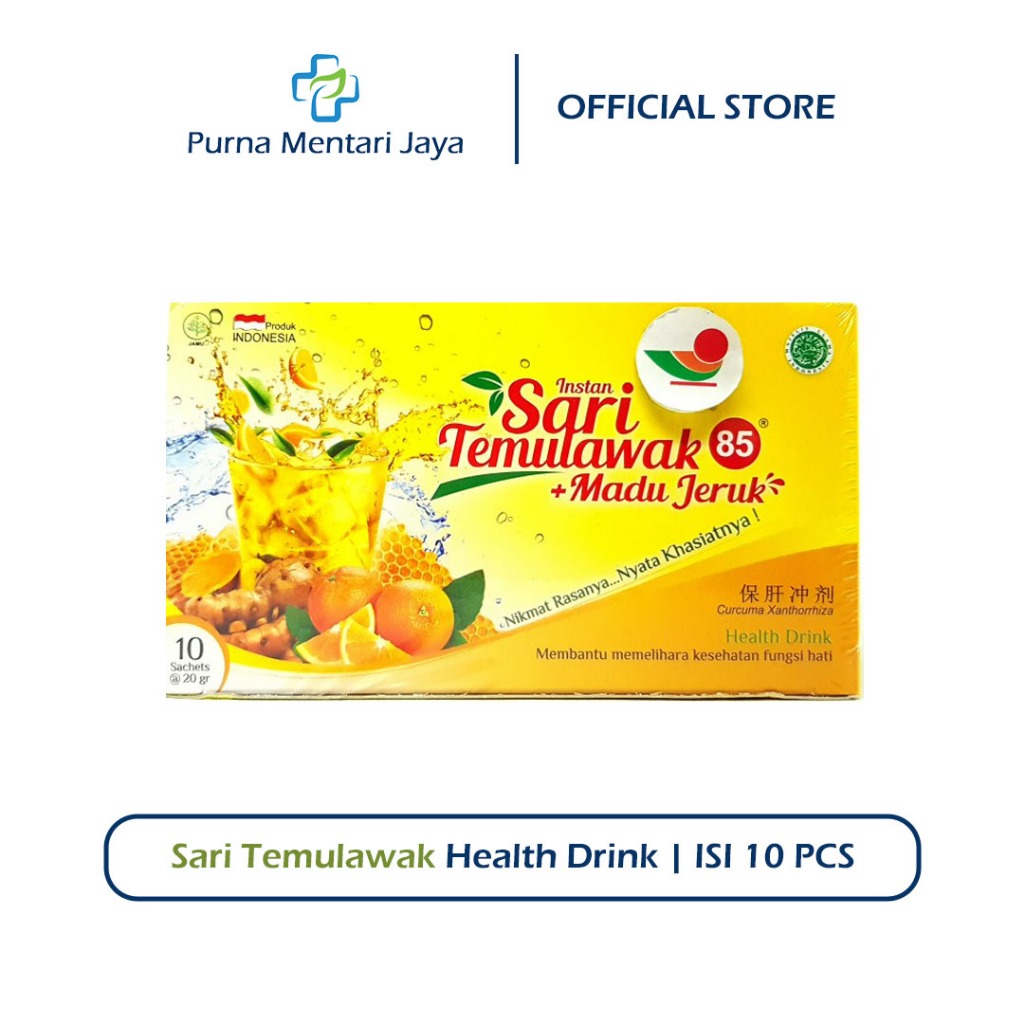 

Sari Temulawak Instan Minuman Kesehatan Box isi 10 pcs | Purna Mentari Jaya