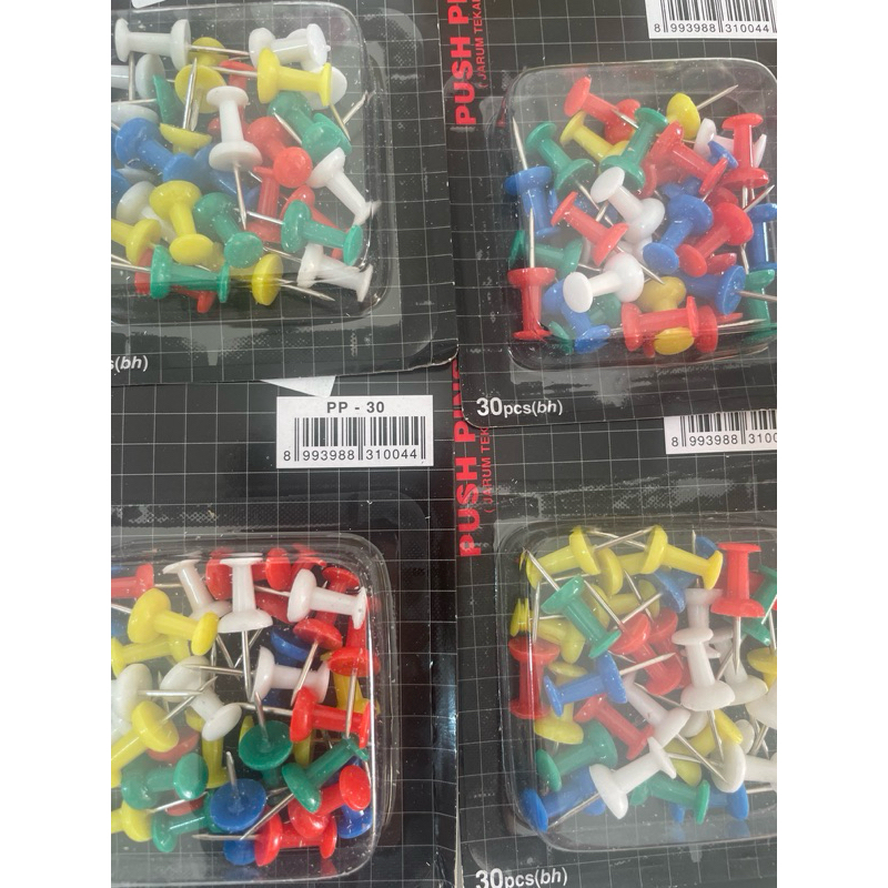 

Push Pin Joyko isi 30 pcs warna warni