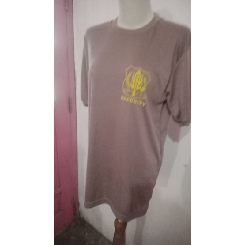 kaos Security coklat