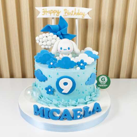 

CINNAMOROLL AWAN UK 15CM / KUE ULANG TAHUN
