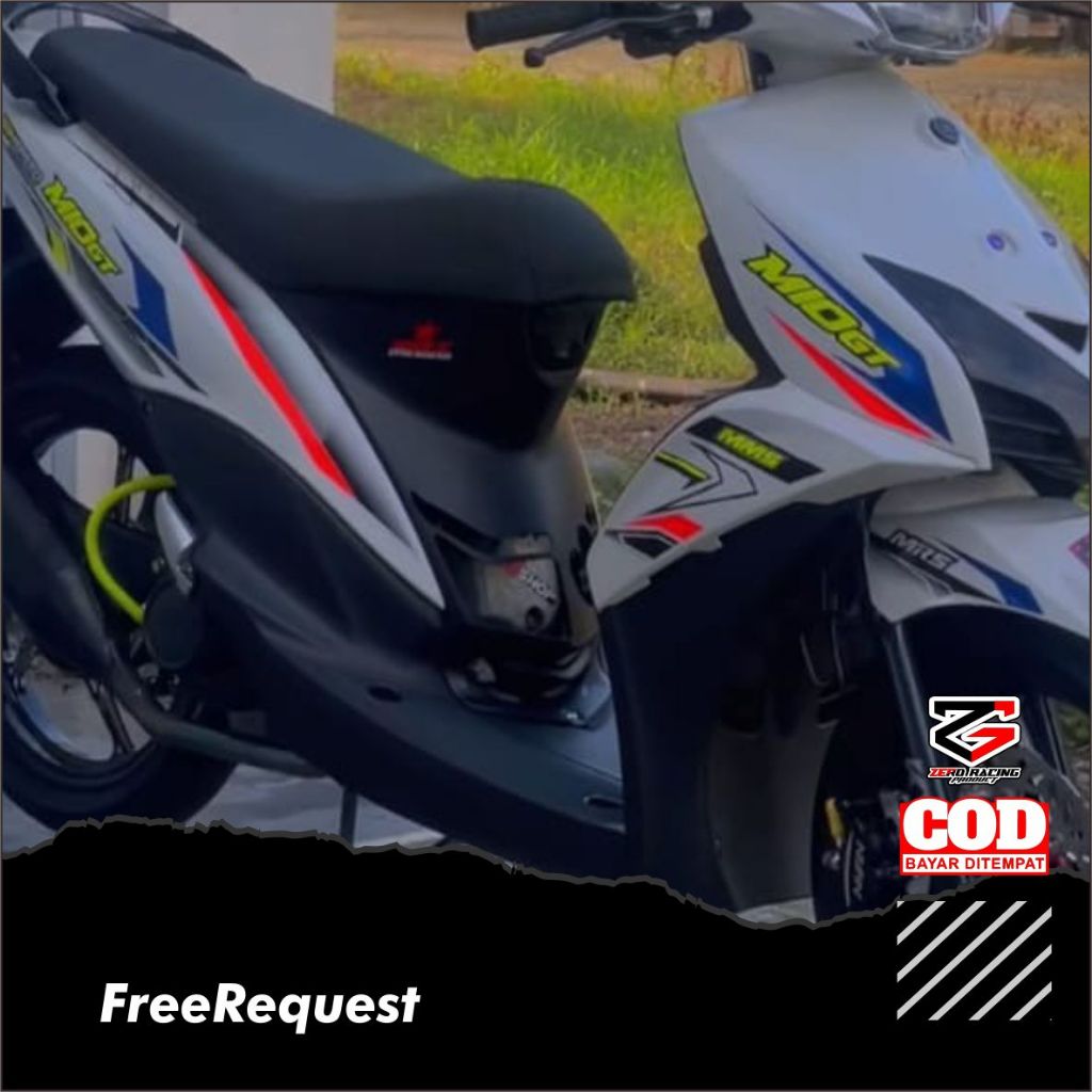 Sticker striping transparan MIO GT - Stiker Motor Mio Gt Sticker Mio Gt LIST VARIASI YAMAHA MIO GT
