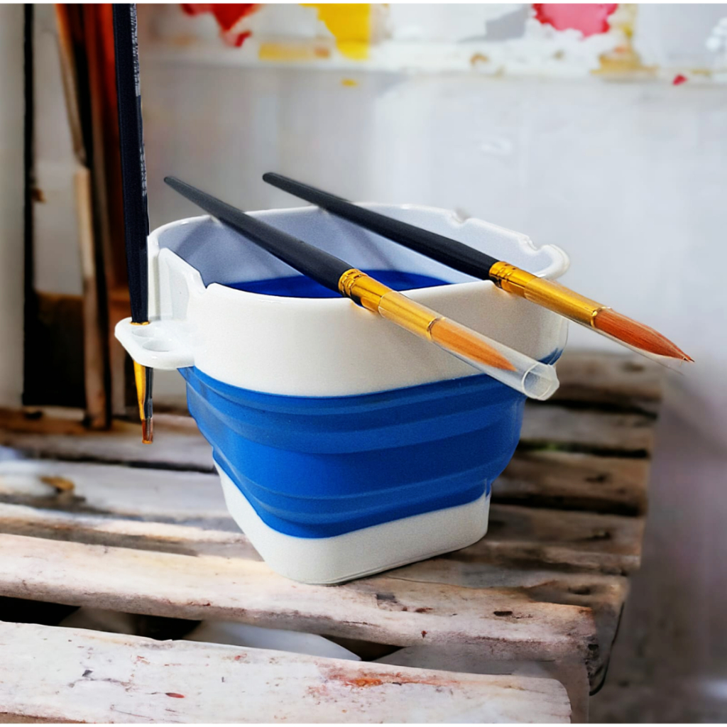 

Tempat Cuci Kuas Portable V-tec 8393 - Mangkok LIpat Silikon Multifungsi - SFO Semarang Official