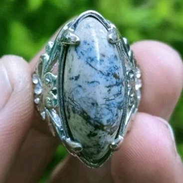 Cincin Batu Pancawarna Klawing Batik