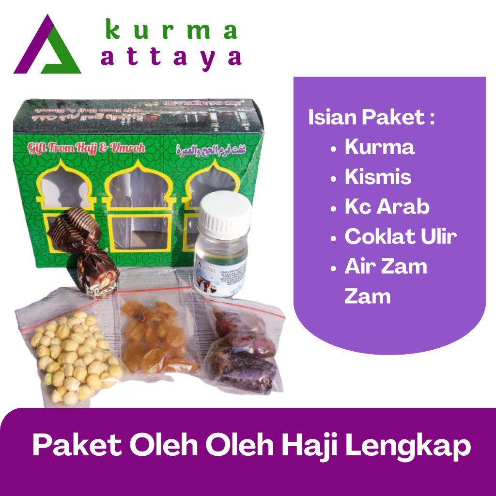

Paket Oleh Oleh Haji Dan Umroh lengkap dengan air zam zam