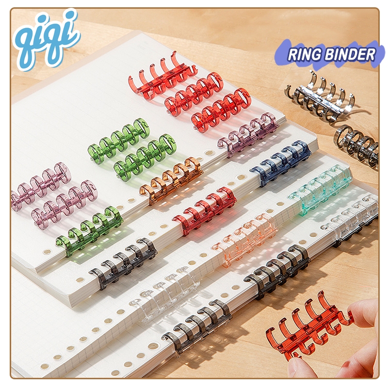 

DIY Binding Ring binder 5 Ring 15mm Multi -warna - Qiqi Treasure