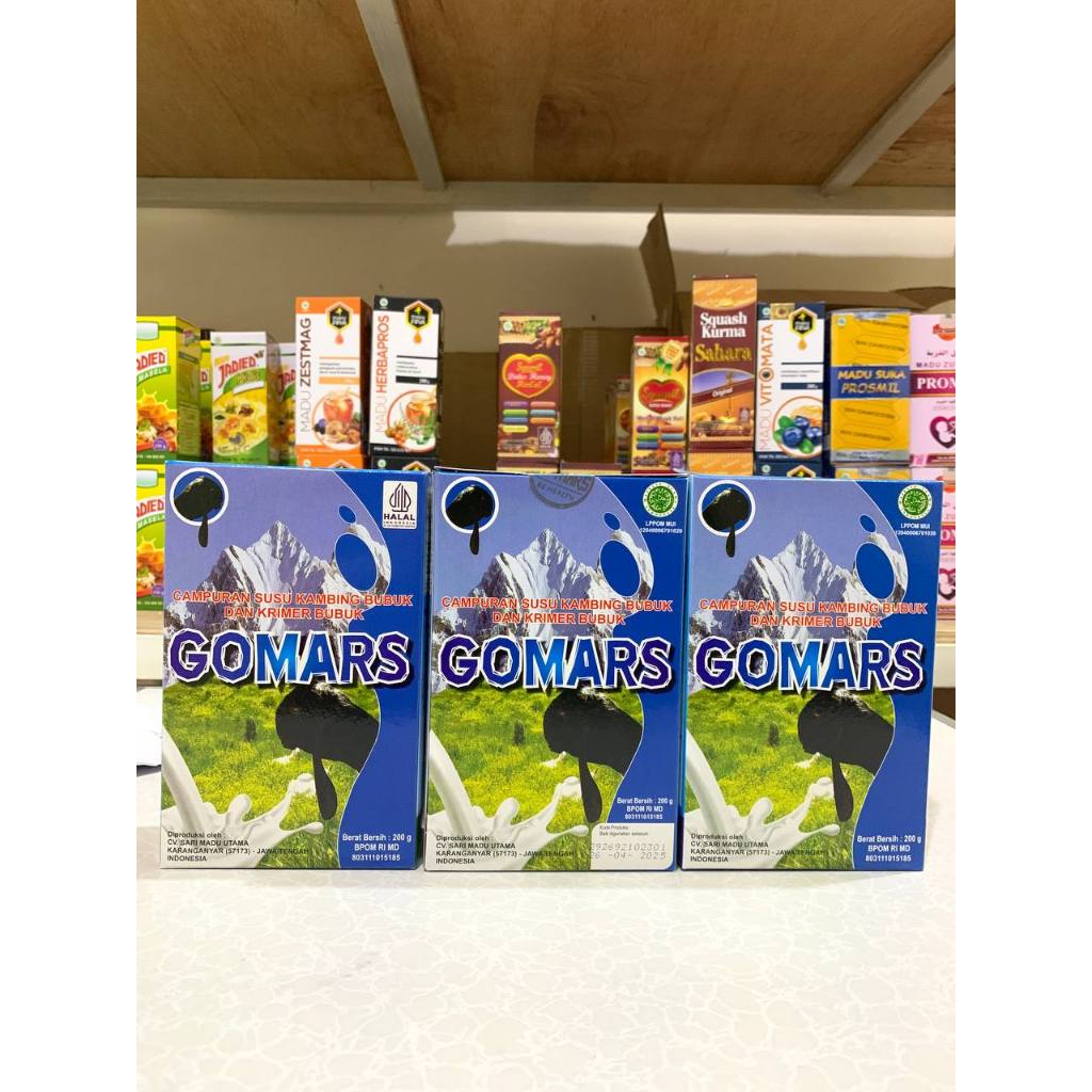 

Susu Kambing Gomars Original isi 200 Gram