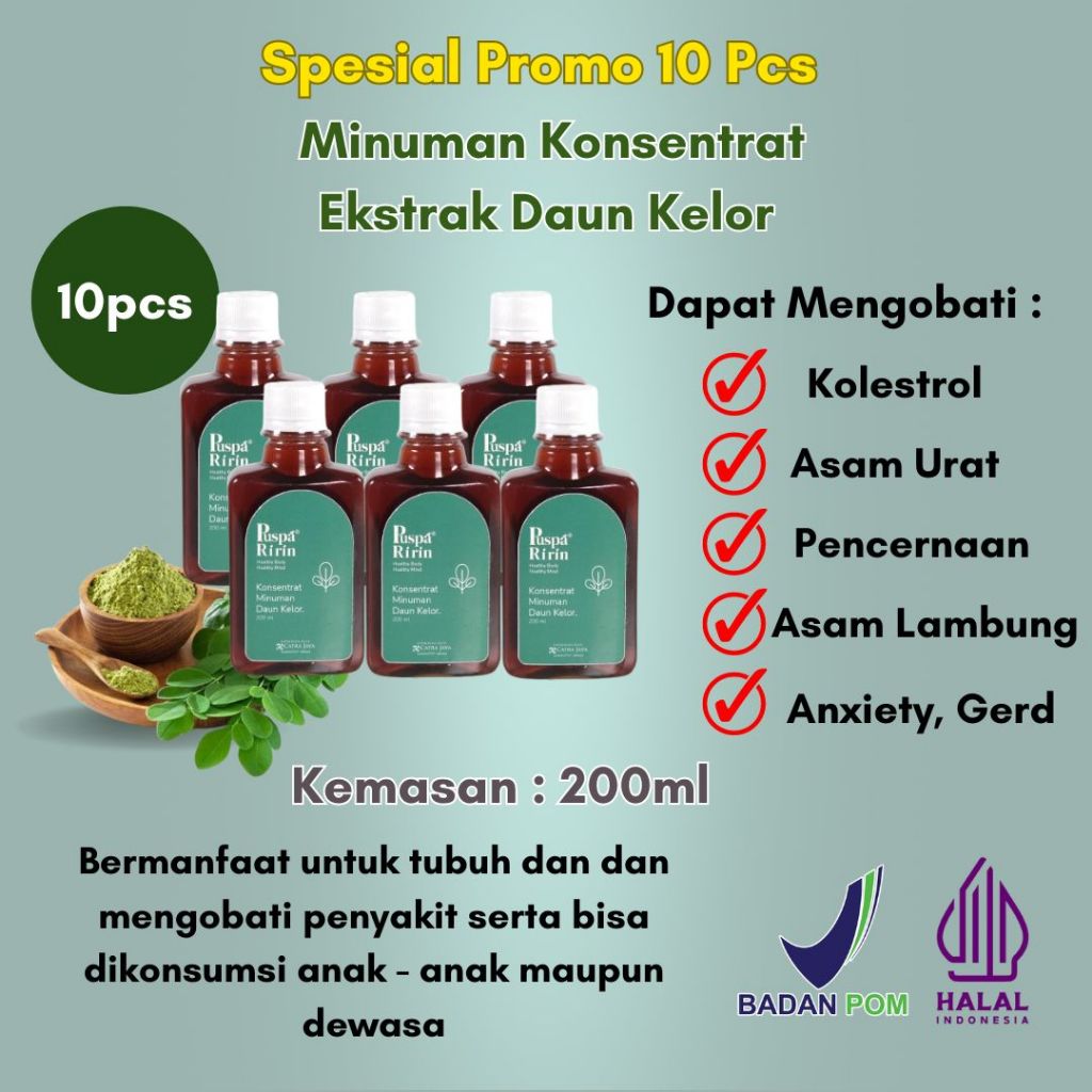 

SPESIAL PROMO MINUMAN KONSENTRAT EKSTRAK DAUN KELOR 10pcs