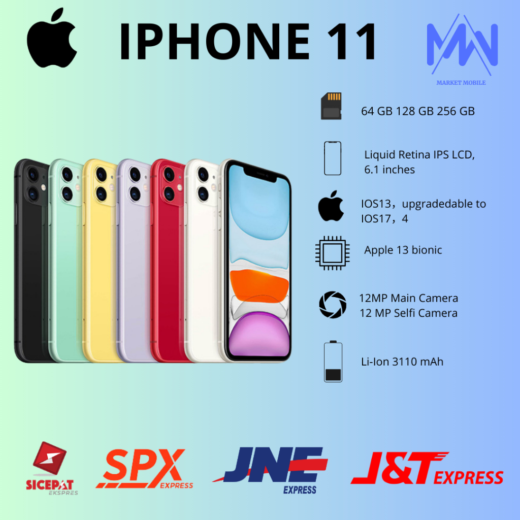 iPhone 11 Second Hp Iphone 11 Seken/Bekas