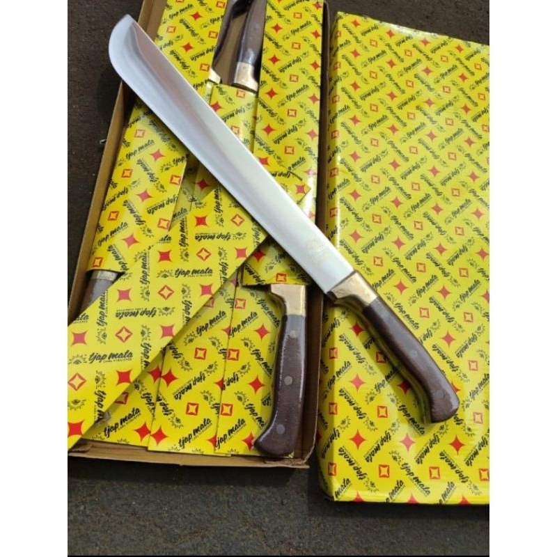 GOLOK STAINLESS GOLOK SEMBELIH DAGING 14" merk TJAP MATA