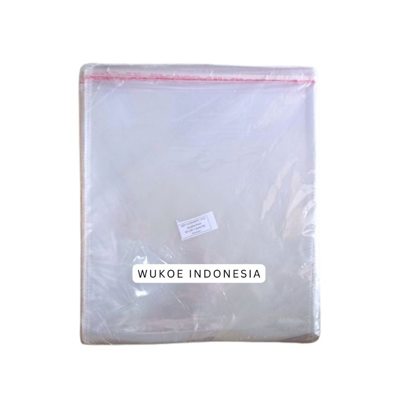 

plastik OPP dengan lem besar isi 100 lembar untuk baju undangan roti kue