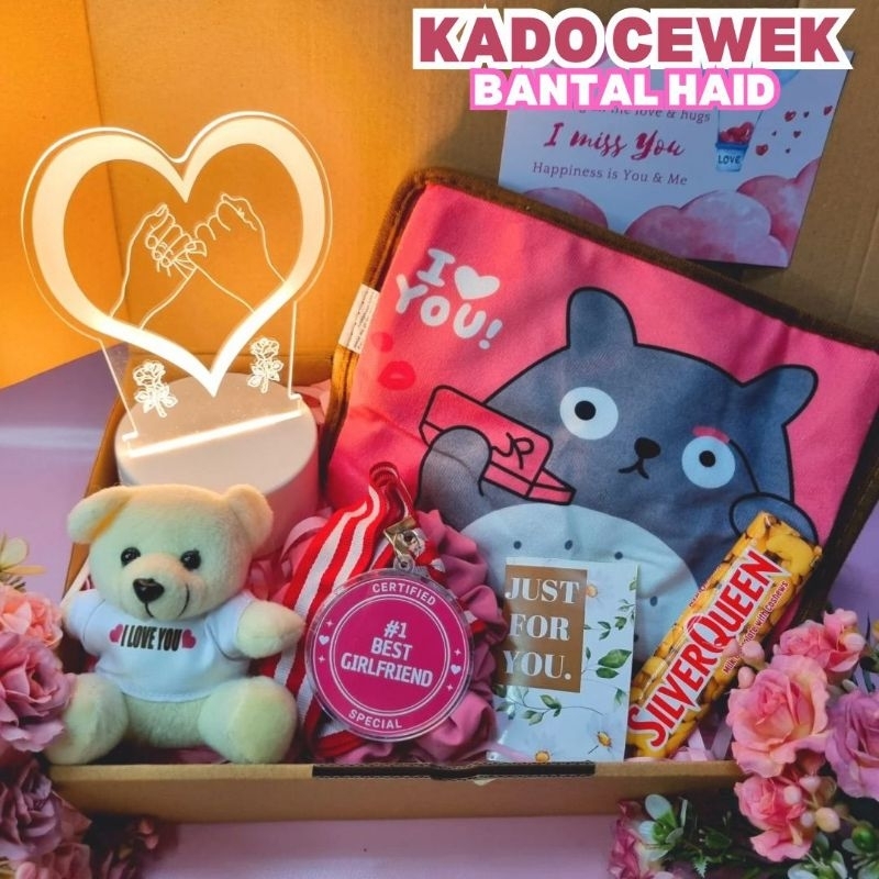 

Hadiah Bantal Haid Kado Cewek / Kado Romantis Pacar (BML )