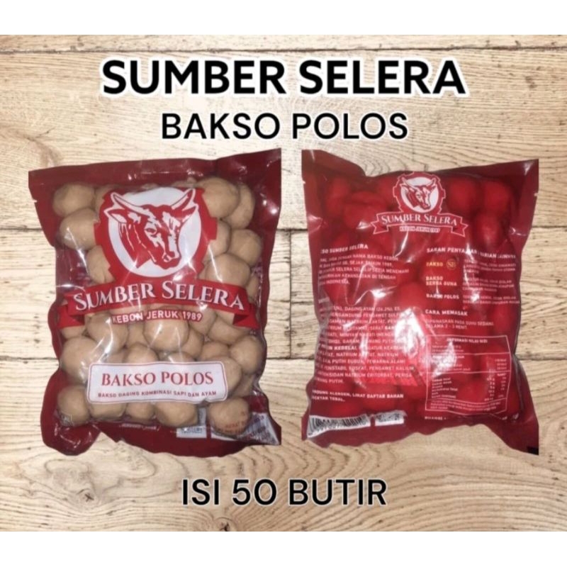 

Sumber Selera Bakso Sapi Polos isi 50 bj