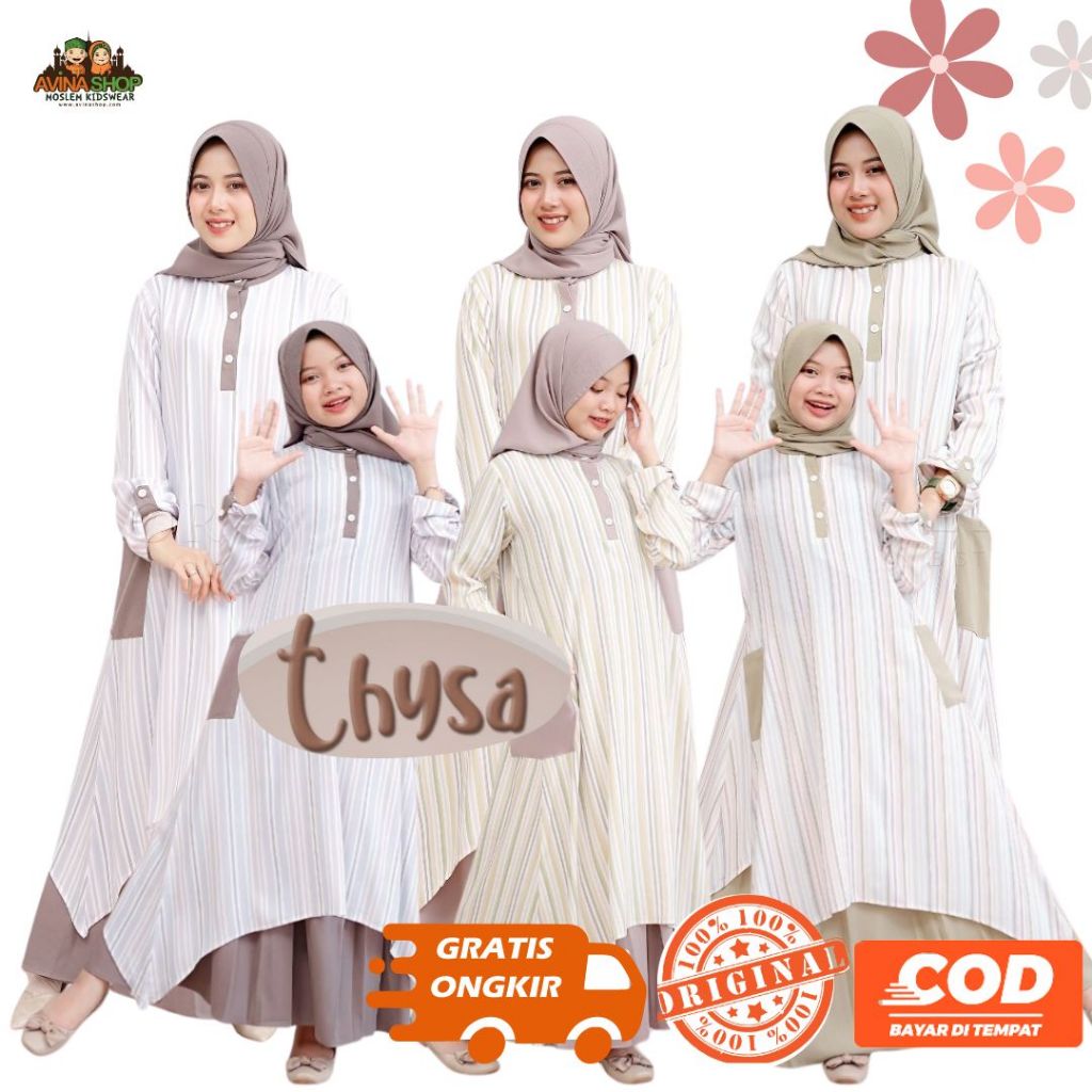Setelan Tunik dan Rok anak atau remaja dewasa / Baju muslim anak pra remaja by oribelle kids