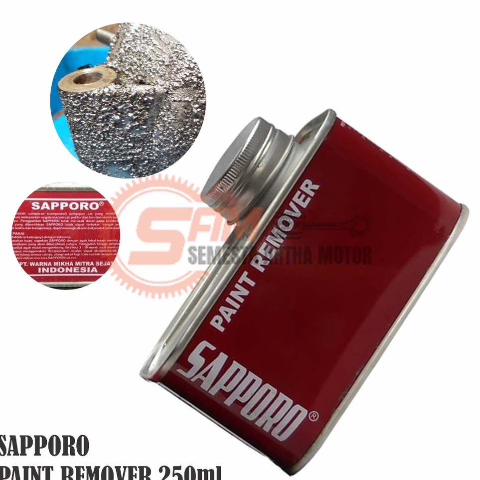 

ART B43U Sapporo Paint Remover Kecil 25ml Perontok Penghilang Penghapus Pengelupas Cat