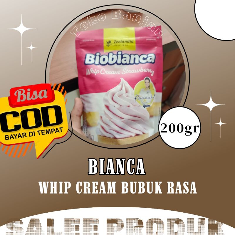 

BIOBIANCA WHIP CREAM NON DAIRY BUBUK 200GR