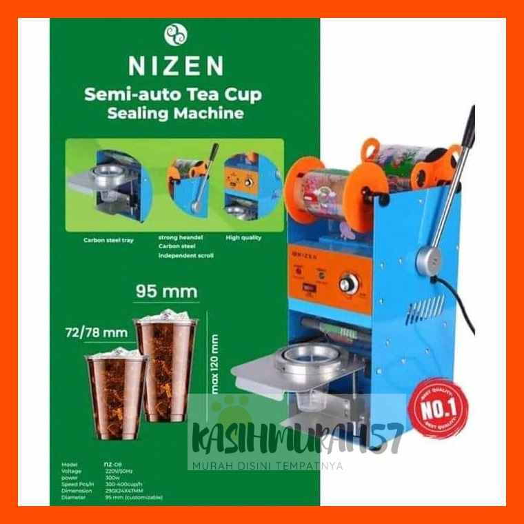CUP SEALER NIZEN / SEALING MACHINE NIZEN 22 OZ / GELAS JUMBO CUP SEALER / MESIN PENYEGEL GELAS PLAST