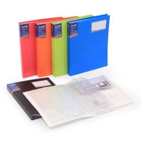 

KODE Y8L9 Bantex Display Book FolioF4 Clear Holder 4 Pockets 3185