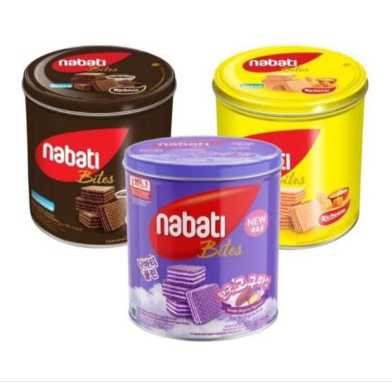 

NABATI bits kaleng uk 300g/0(LANGSUNG KIRIM)wafer NABATI COKELAT kaleng promo murah rasa Cokelat 300g