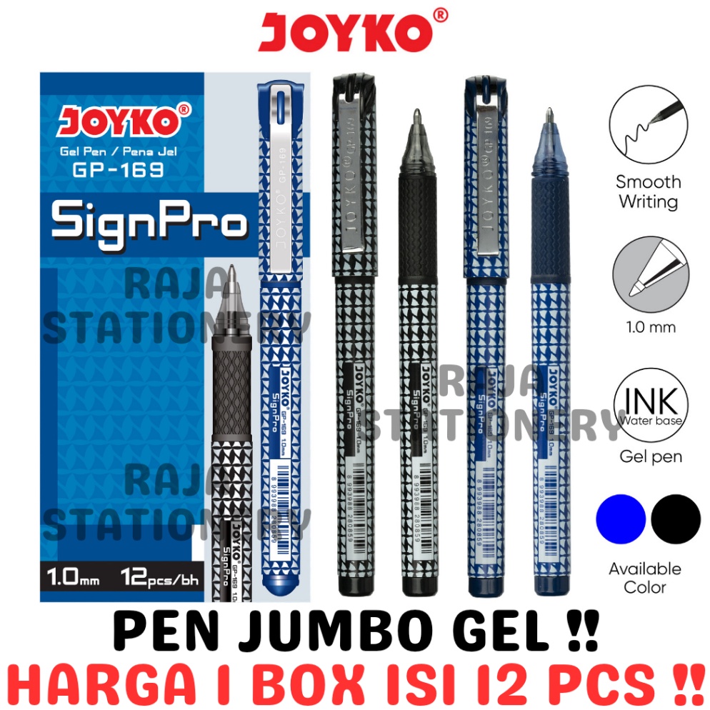 

KODE E6Z7 JOYKO GEL PEN SIGN PRO 1 PULPEN PEN JOYKO JEL SIGNPRO GP169 12PCS