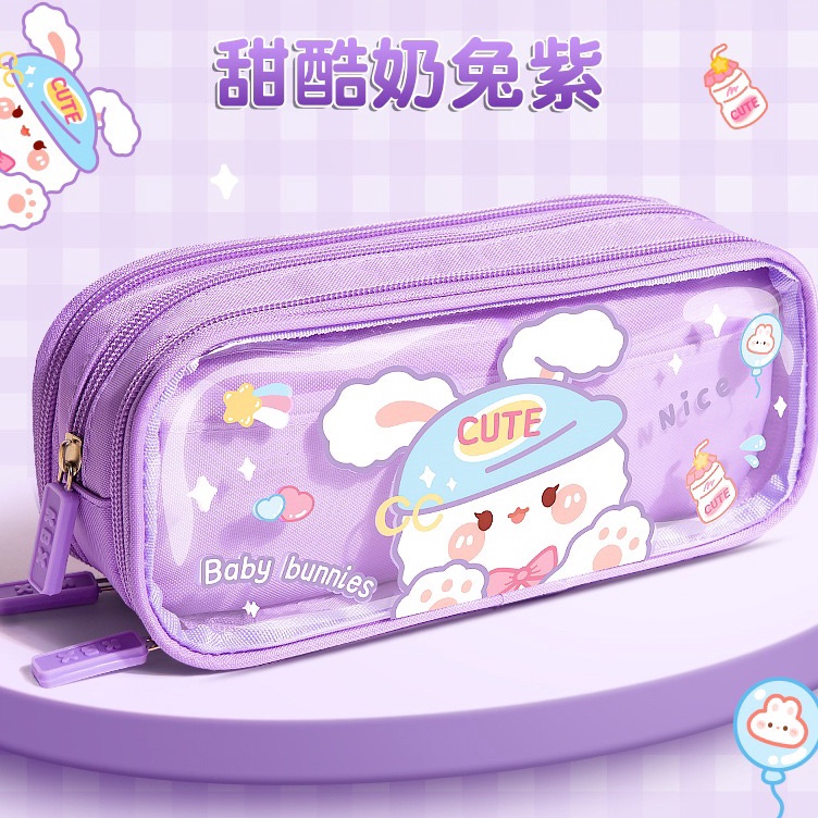 

KODE T6F6 Kapuas Tempat Pensil Anak Dewasa Trasnparan Motif Cartoon PC8