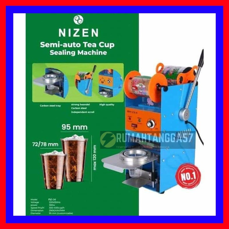 CUP SEALER NIZEN / SEALING MACHINE NIZEN 22 OZ / GELAS JUMBO CUP SEALER / MESIN PENYEGEL GELAS PLAST