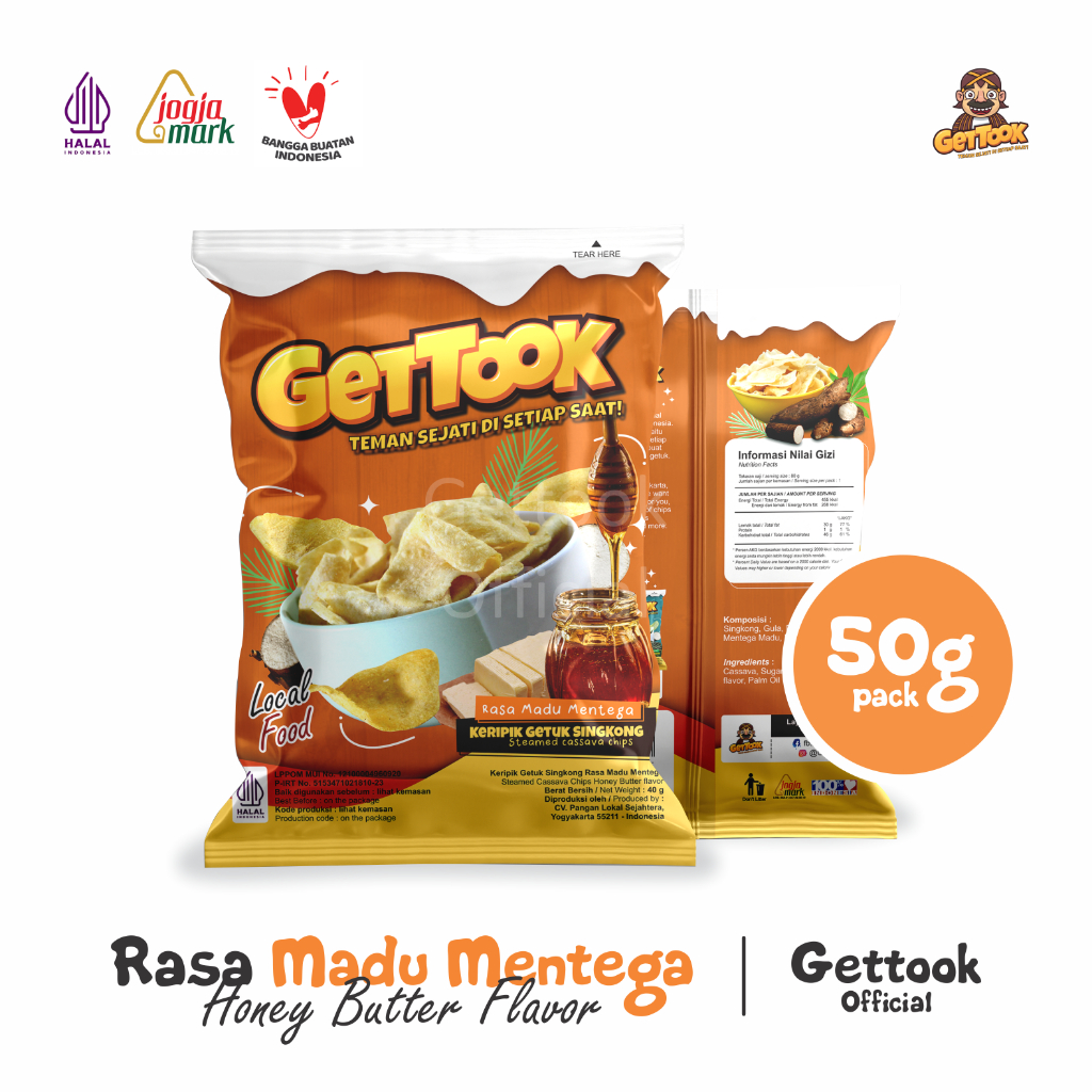 

Gettook Keripik Getuk Singkong 50g Rasa Honey Butter