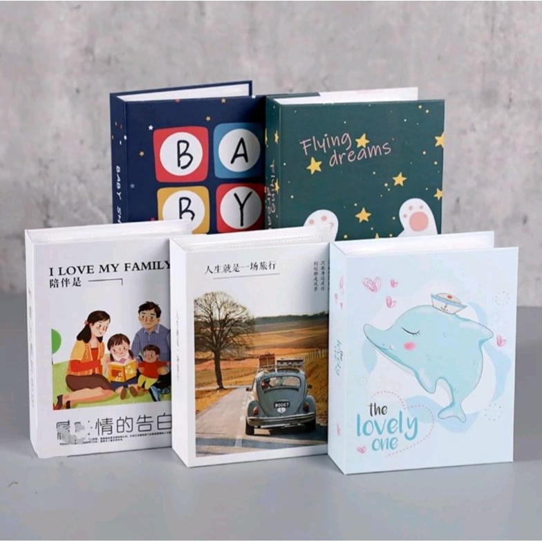 KODE P22H BUKU ALBUM 2R PHOTOBOOK MINI ALBUM FOTO 2R 2 SLOT  ALBUM MINI POLAROID  ALBUM KELUARGA MUR