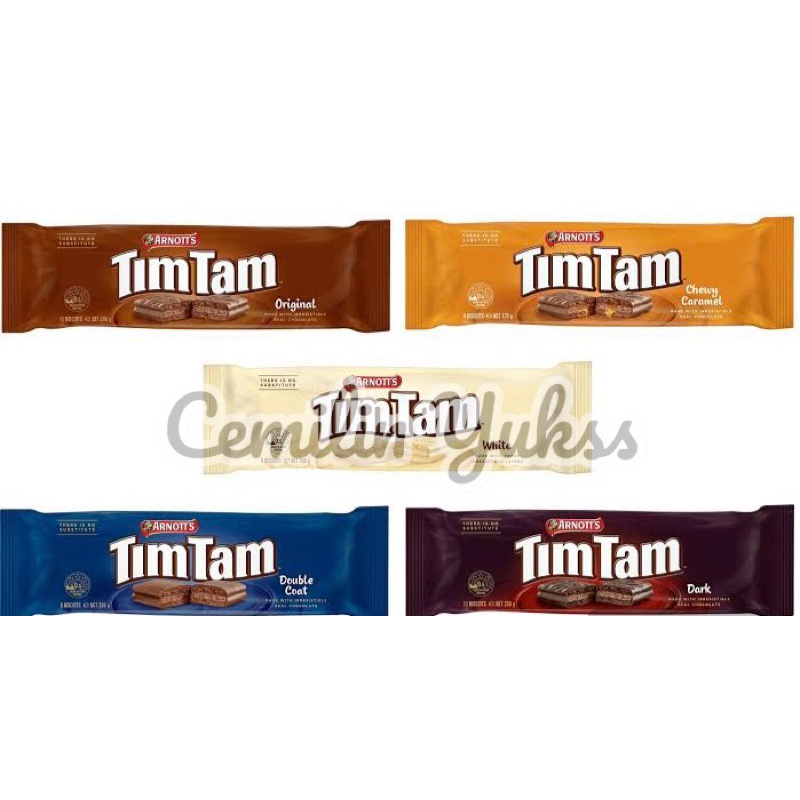 

Arnott's Tim Tam Australia 200g Tim Tam Chewy Caramel Timtam Double Coat Timtam Dark Timtam Original