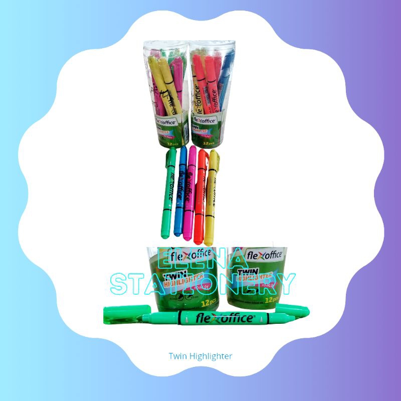 

Stabilo twin highlighter / stabilo flexoffice/ stabilo 2 mata