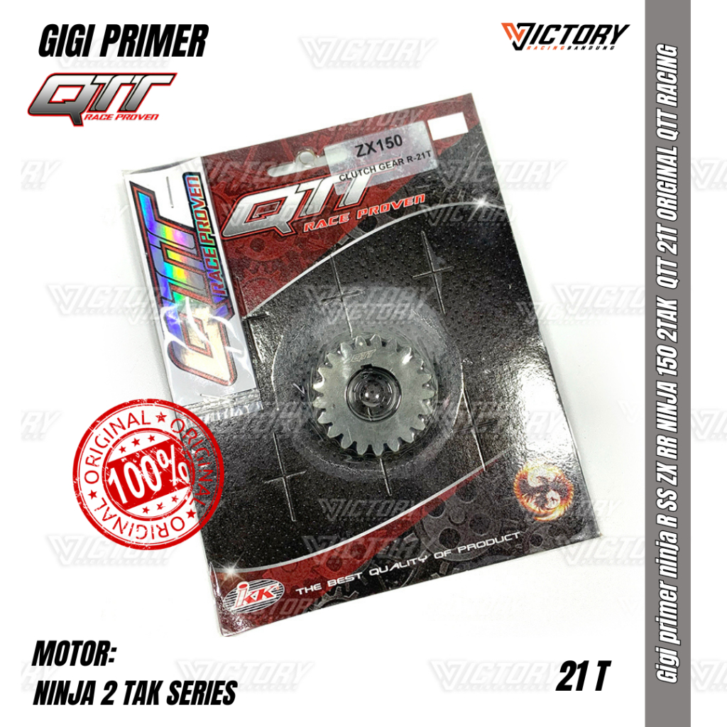 Gigi primer gear kawasaki ninja r rr ss zx150 21T QTT RACING